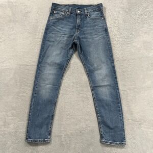 Levi's 512 Jeans Mens 30x30 Slim Tapered Fit Blue Denim Stretch Western
